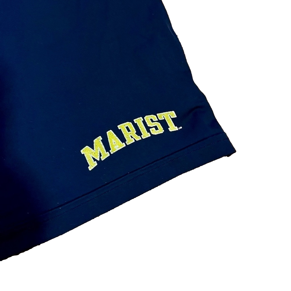 Marist and Under Armour Men’s Moisture Wicking Blue Athletic Shorts - Picture 3 of 6